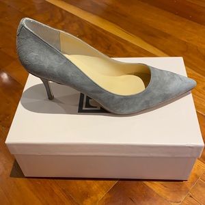 Ivanka Trump Gray Suede pumps